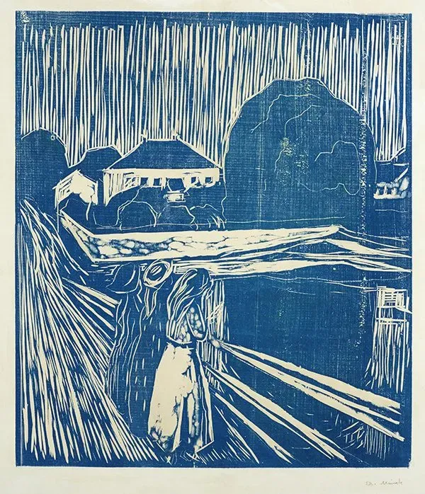 The Girls on the Bridge by Edvard Munch