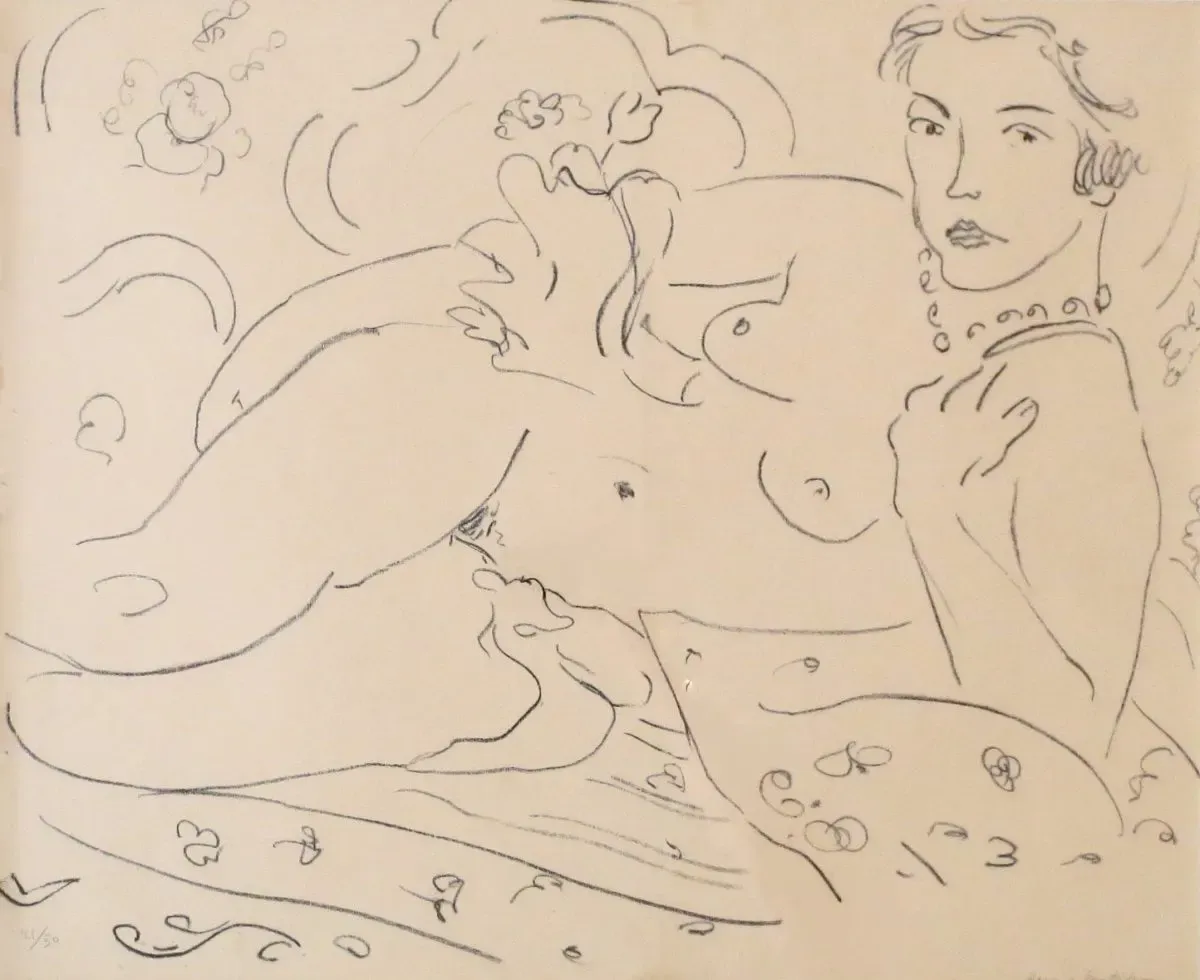 Nu, Main Gauche près de l'Épaule by Henri Matisse