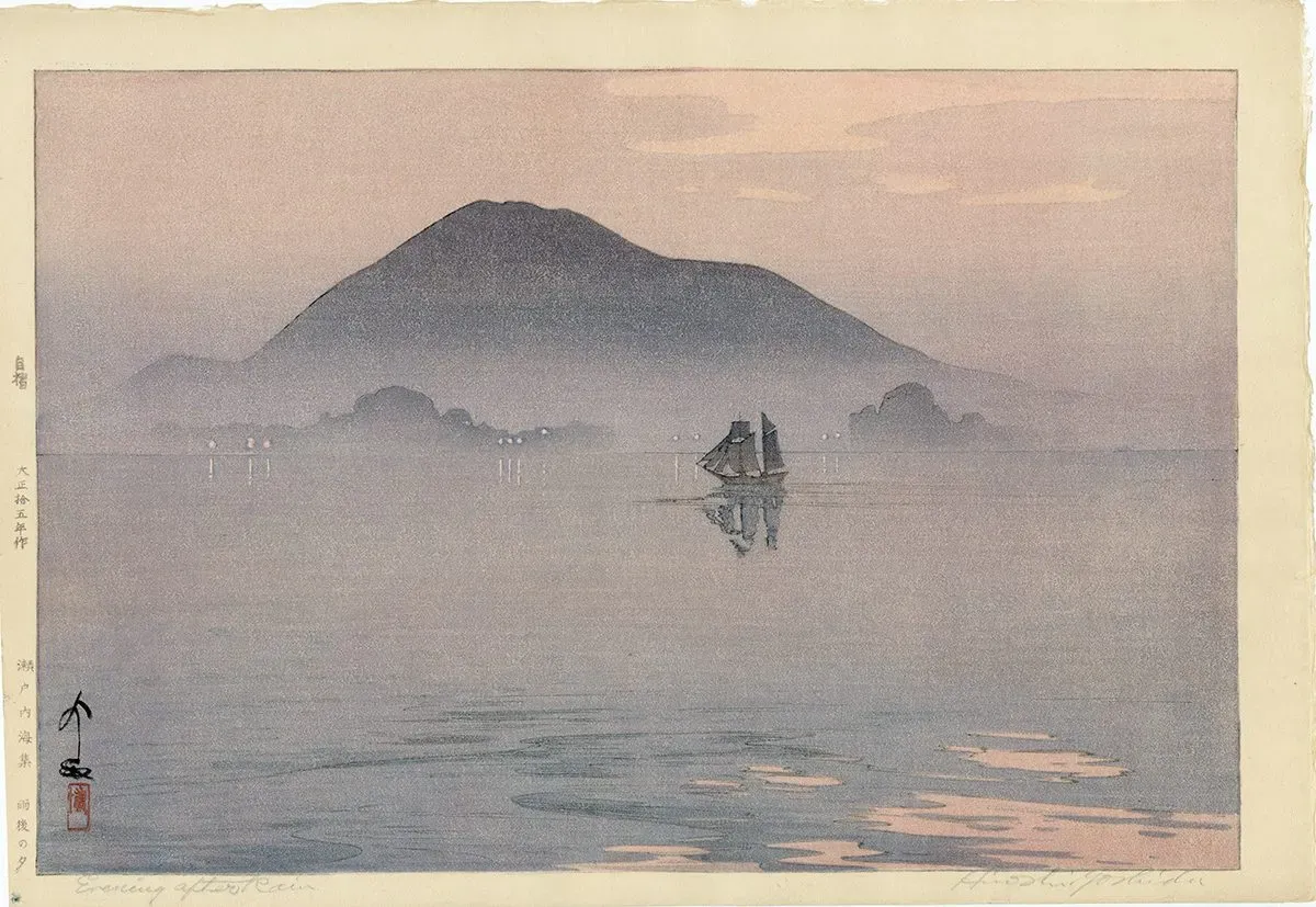 Evening After Rain by Hiroshi Yoshida