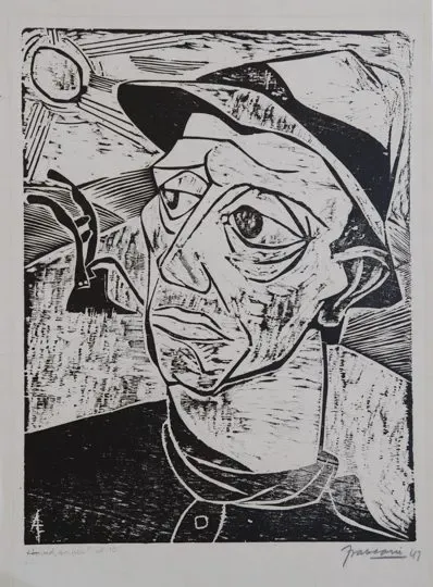 Self Portrait by Antonio Frasconi