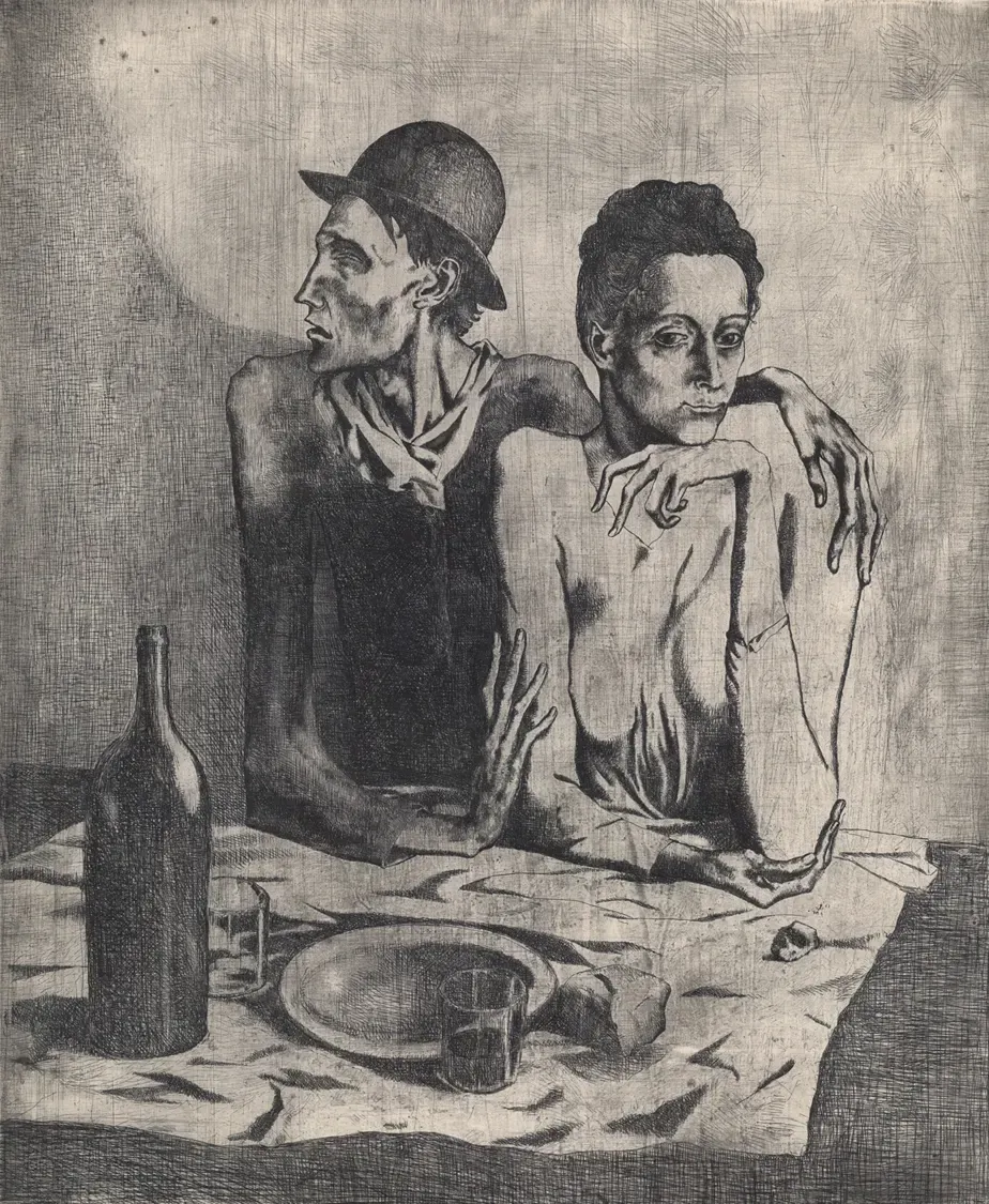 Le Repas frugal by Pablo Picasso
