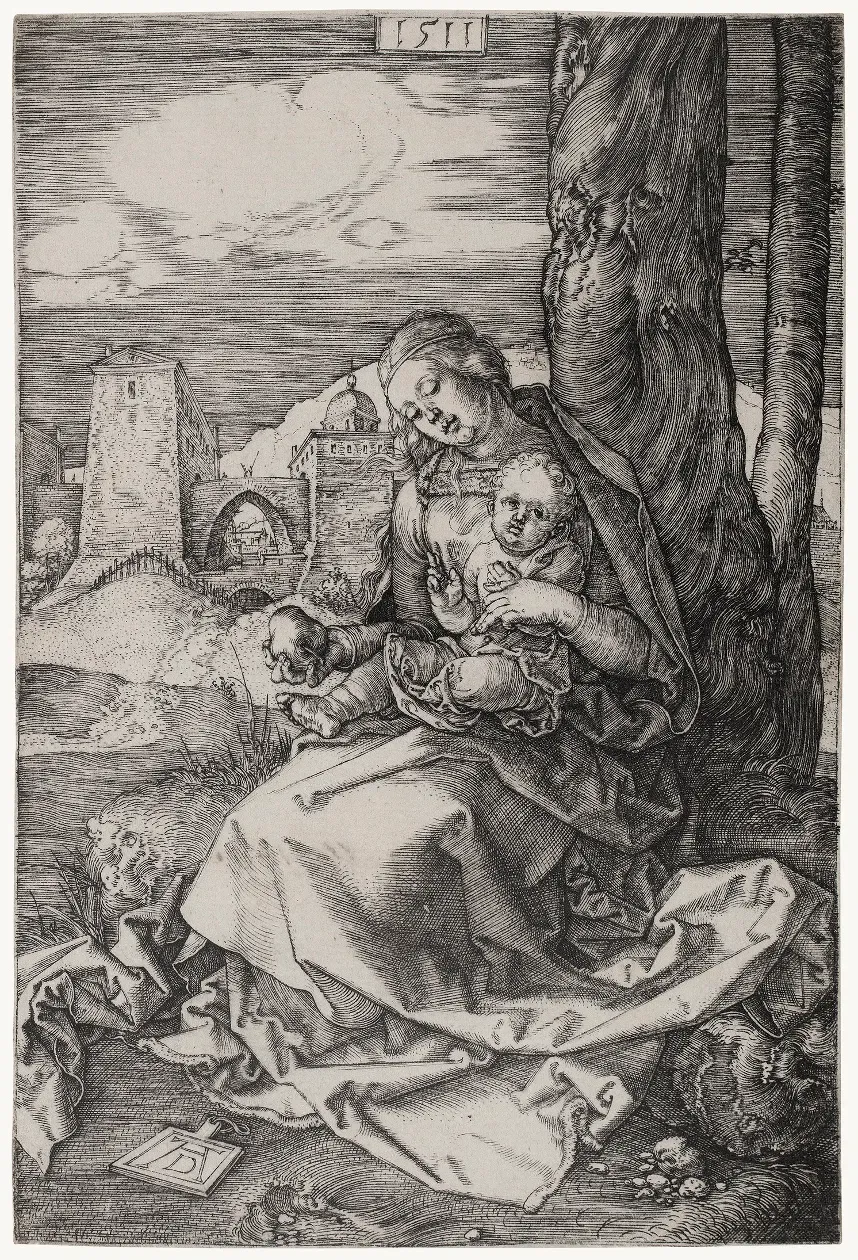 Virgin and Child with the Pear by Albrecht Dürer