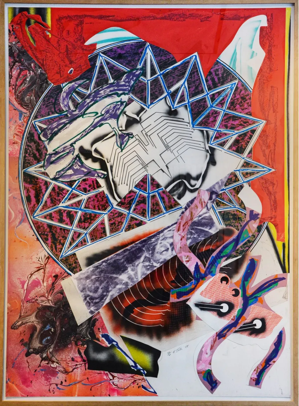 The Waves: Squid by Frank Stella
