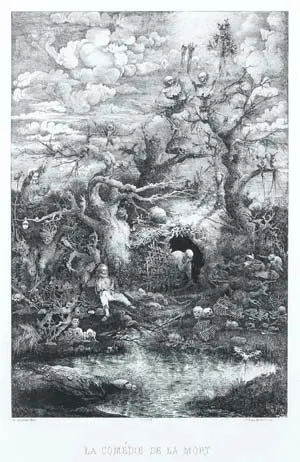 La Comédie de la mort by Rodolphe Bresdin