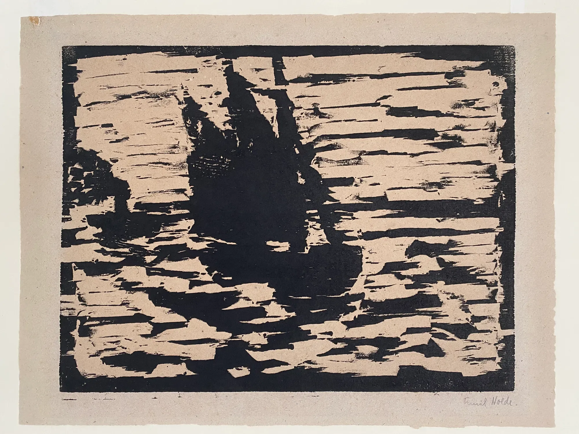 Sailboat by Emil Nolde