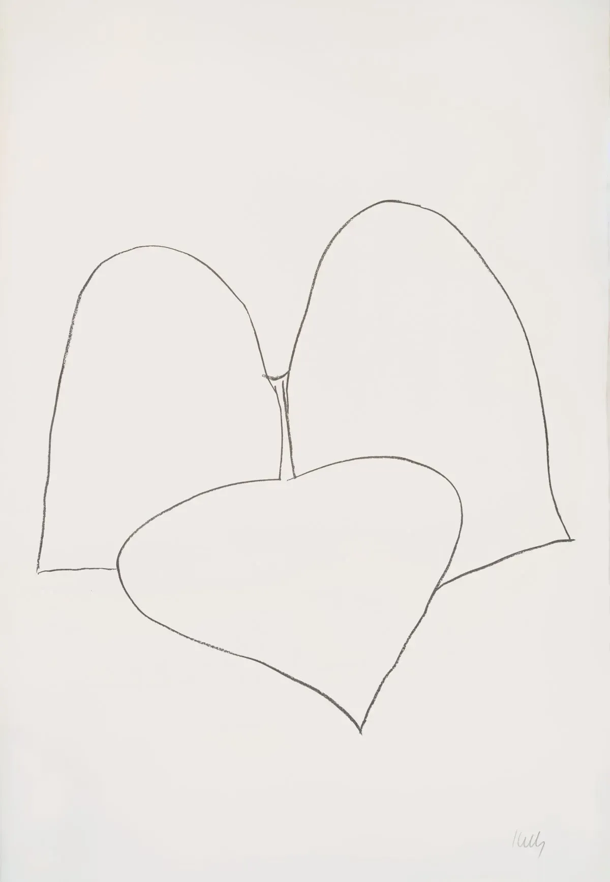 String Bean Leaves II (Haricot Vert III) by Ellsworth Kelly