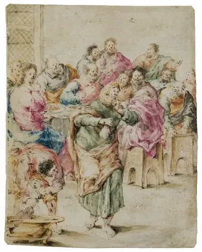 The Prediction of Judas’ Betrayal by LEONAERT BRAMER