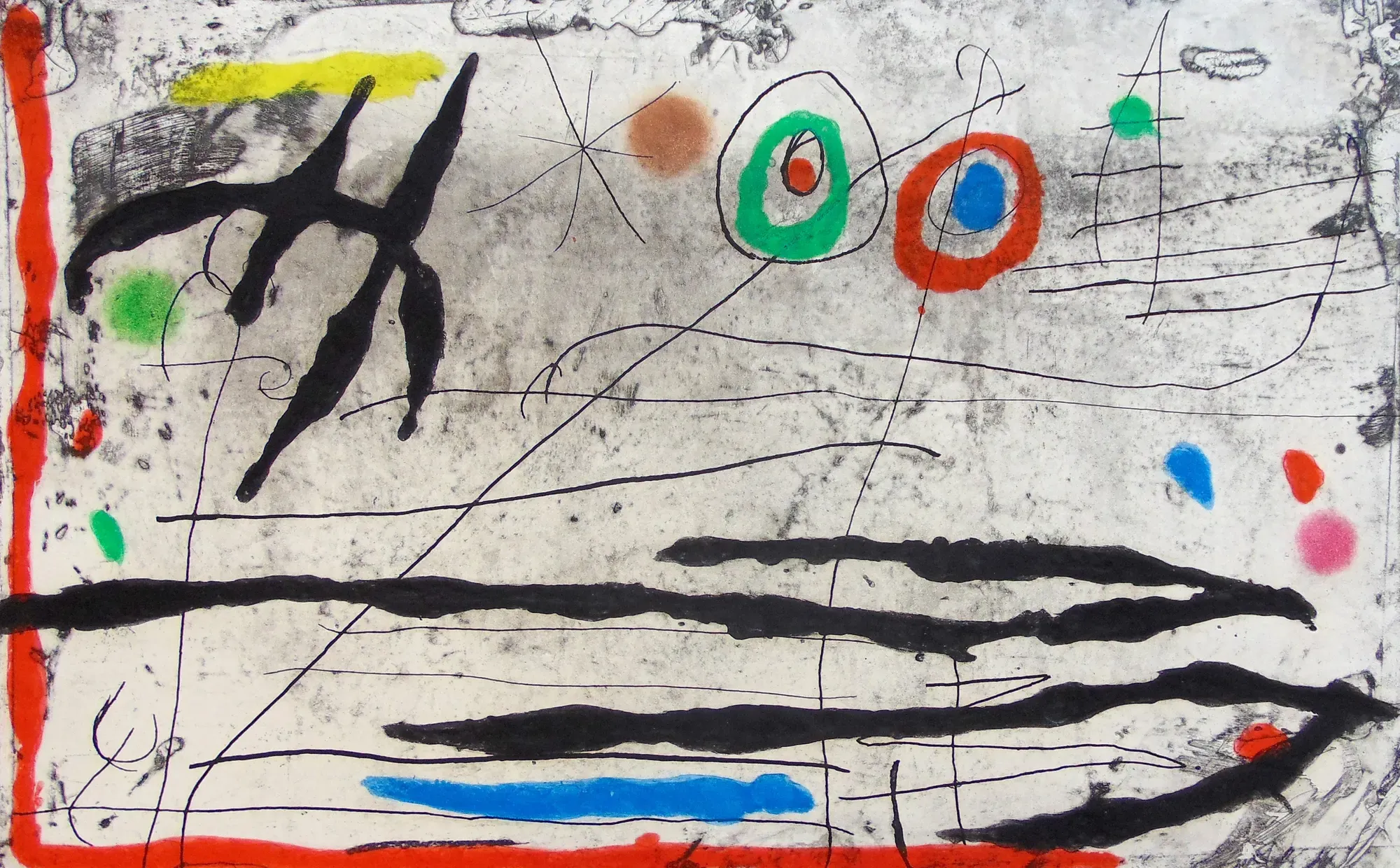 Mark on the Wall I |Trace Sur La Paroi I by Joan Miro'