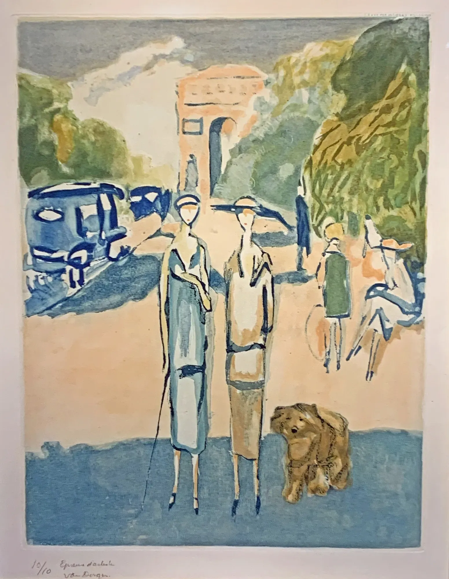 Avenue du Bois de Boulogne by Kees Van Dongen