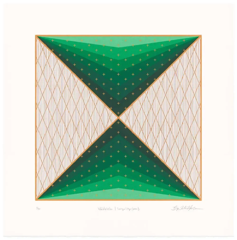 Wóablakela | Tranquility (Green) by Dyani White Hawk