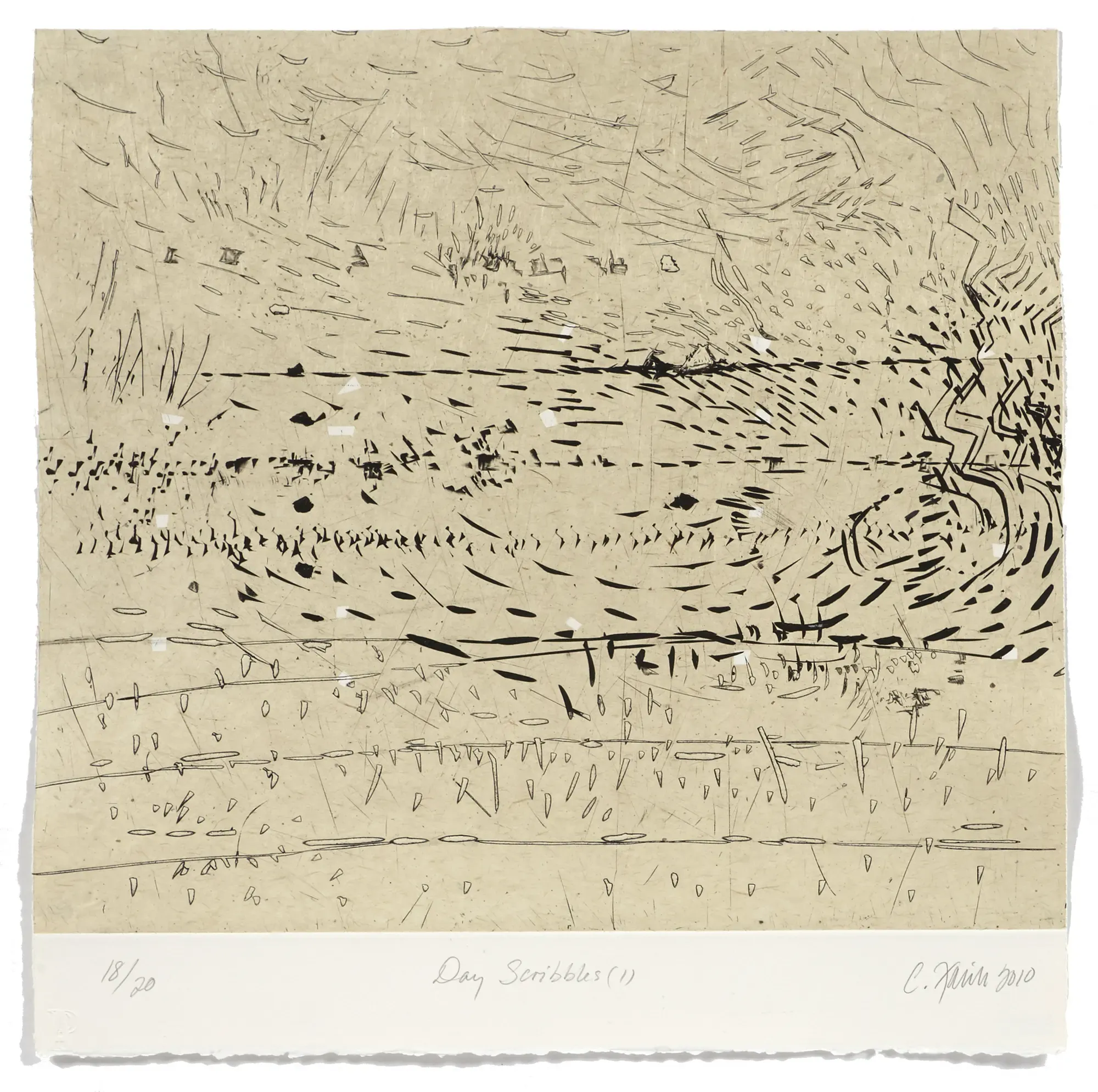 Day Scribbles 1 by Catherine Farish