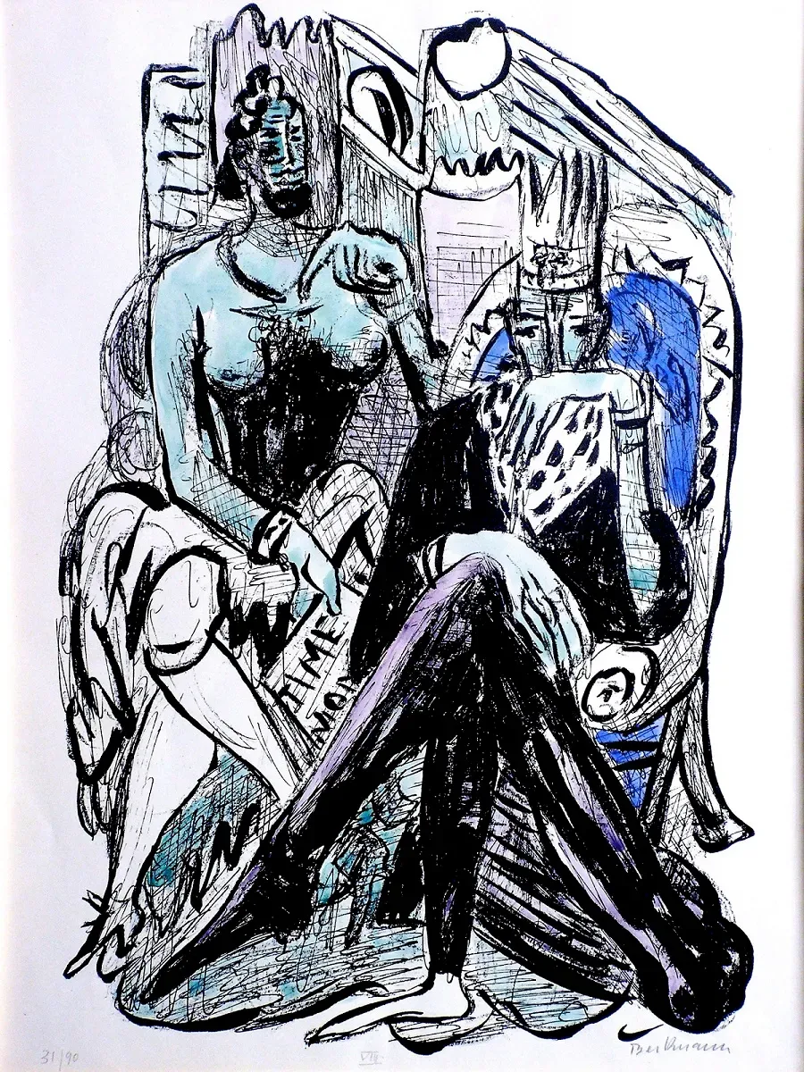 Konig und Demagoge (King and Demagogue) by Max Beckmann