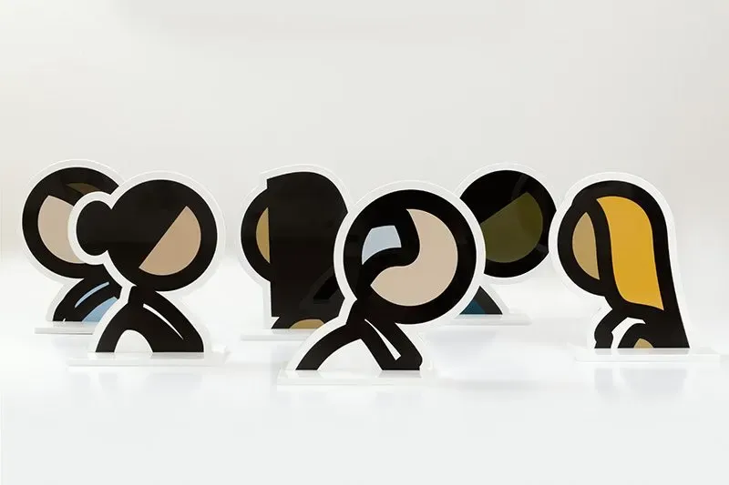 Heads. by Julian Opie