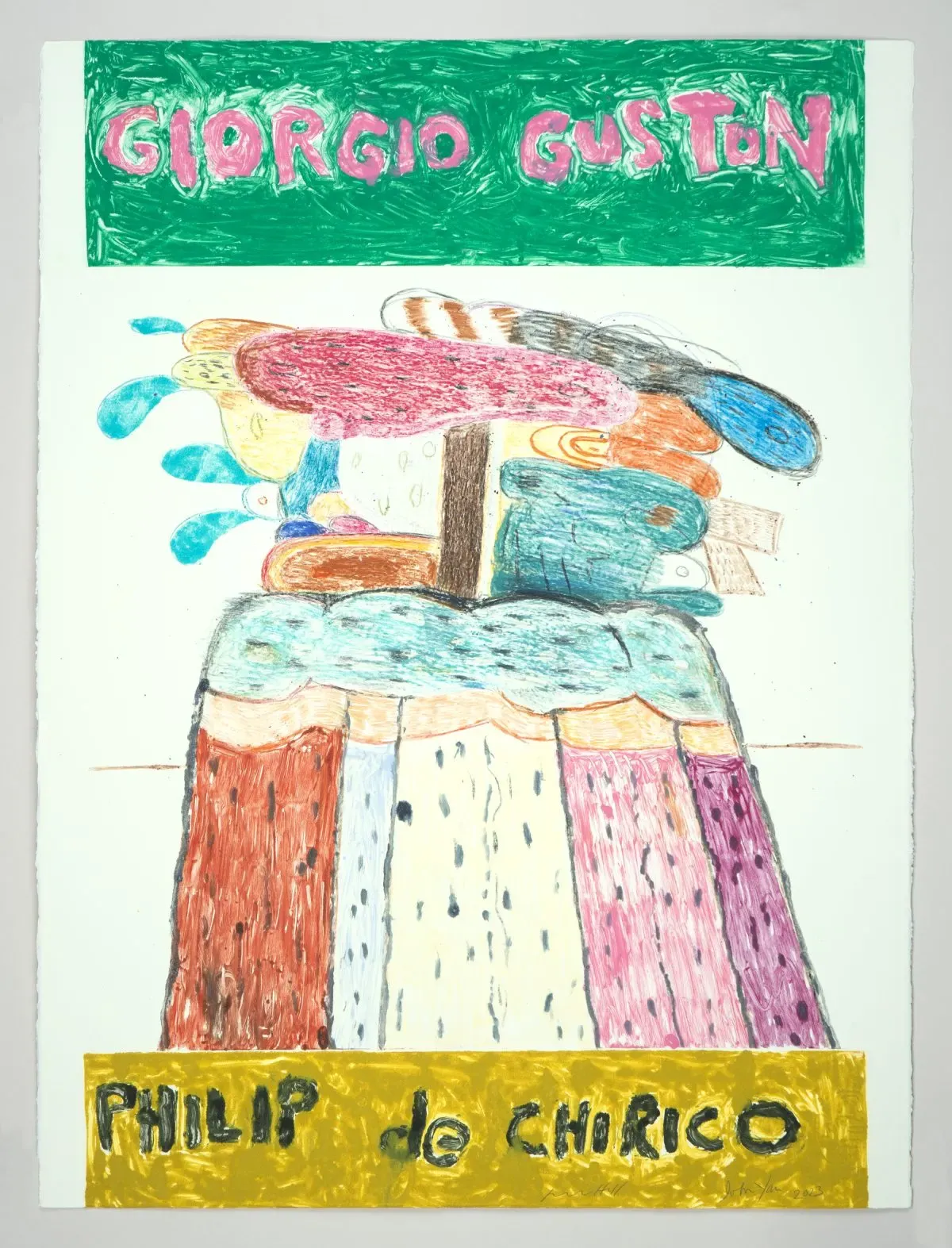 “Giorgio Guston/ Philip de Chirico, I” by John Yau and Richard Hull