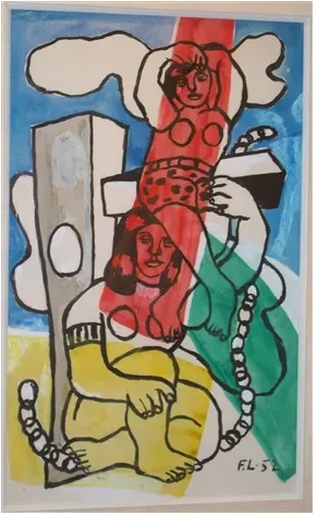 The Acrobats by Fernand Léger (French, 1881–1955)