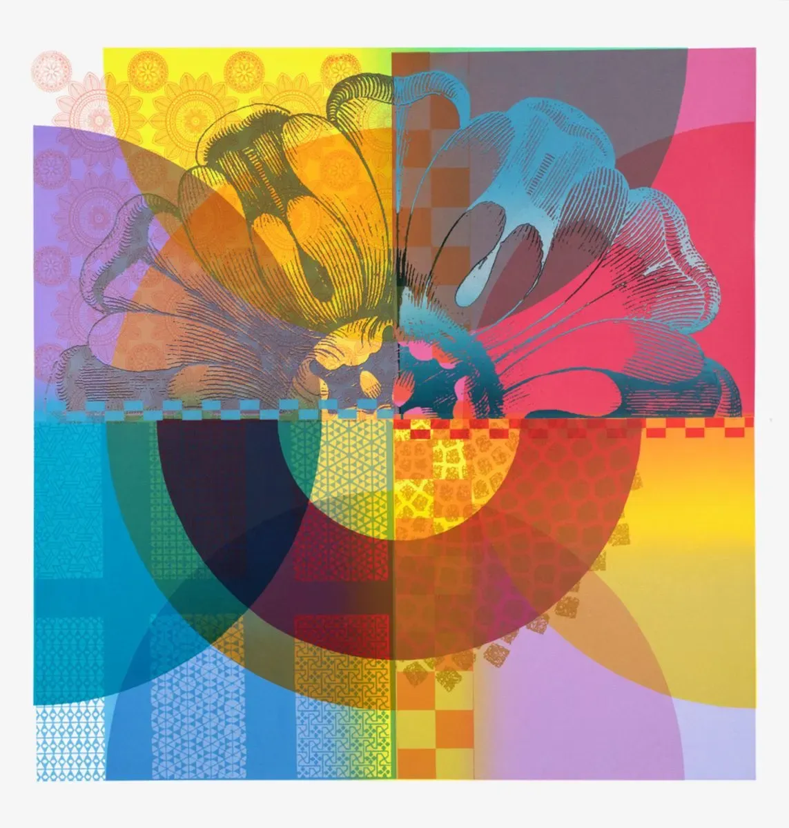 Squaring The Flower VI, #1 by Susan Goldman