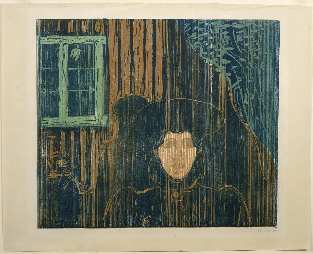 Mondschein (Moonlight) by Edvard Munch (1863-1944)