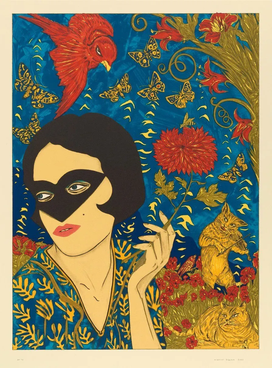 The flowers of indulgence by MARCEL DZAMA