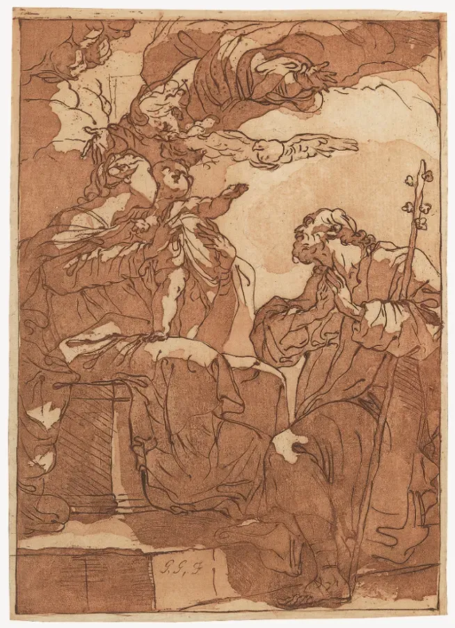 La Sacra Famiglia by Gaetano Gandolfi