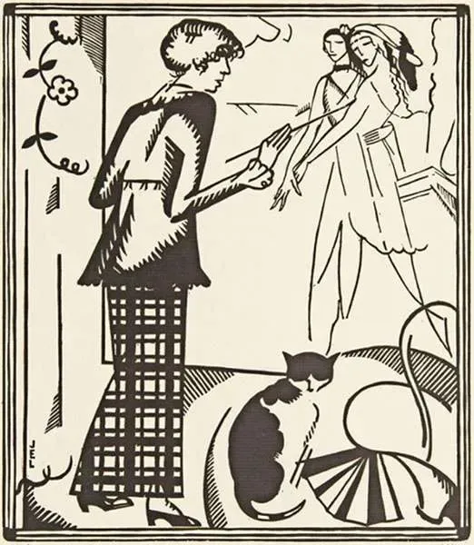 Portrait: Marie Laurencin (S.L. 707) by Jean-Émile Laboureur