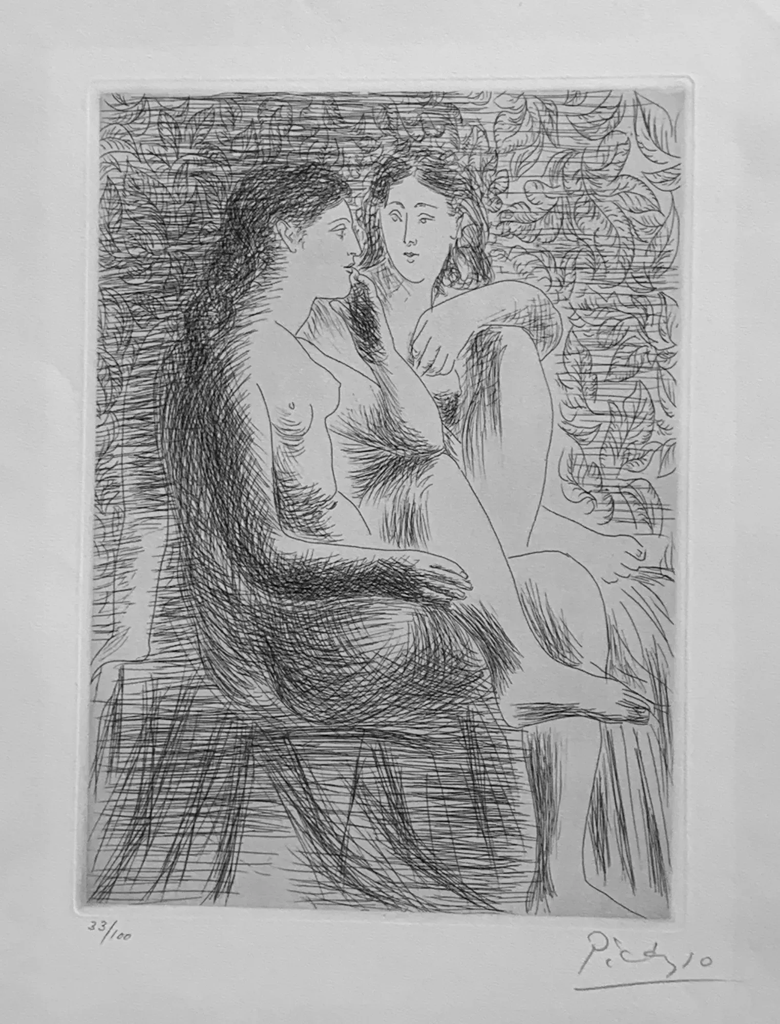 Deux Nus assis by Pablo Picasso