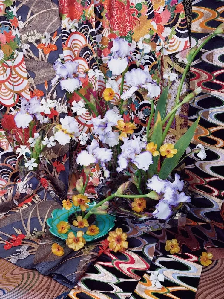 Water Iris (Silk Avenue Series) by Christopher Beane