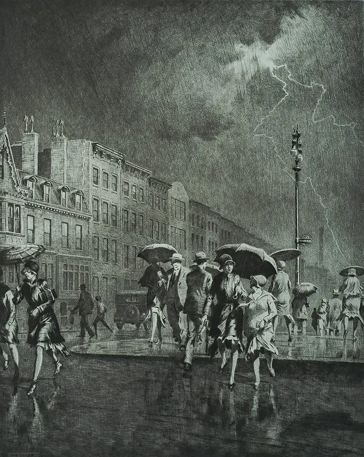 Break in the Thunderstorm by Martin Lewis