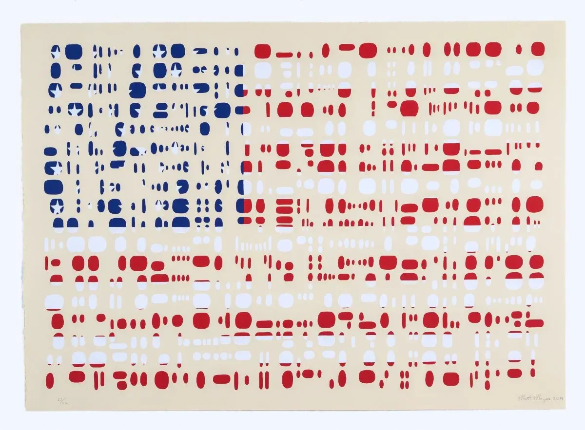 Fragment Flag by Matt Magee
