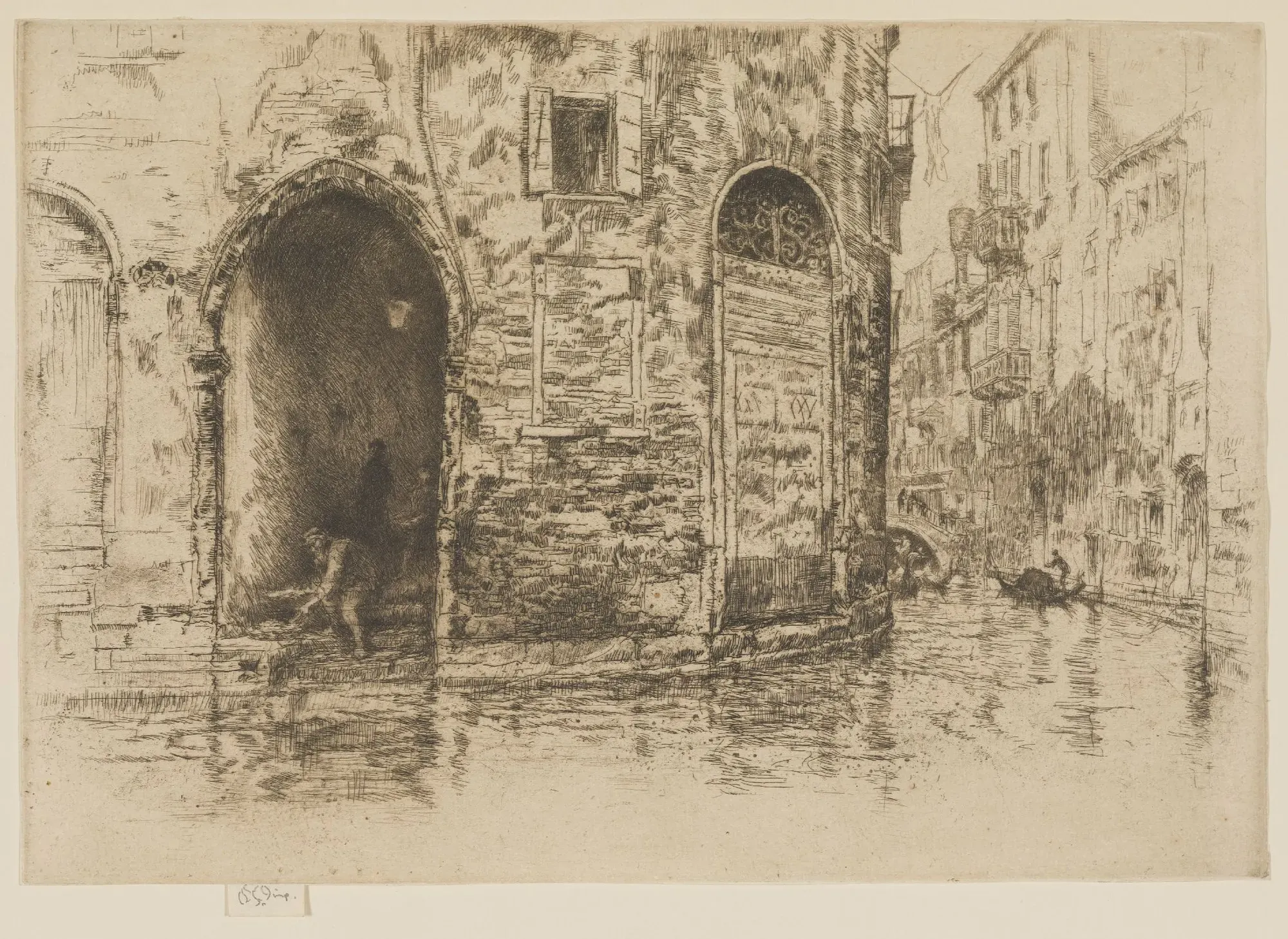 The Two Doorways by James Abbott McNeill Whistler, American (1834-1903)