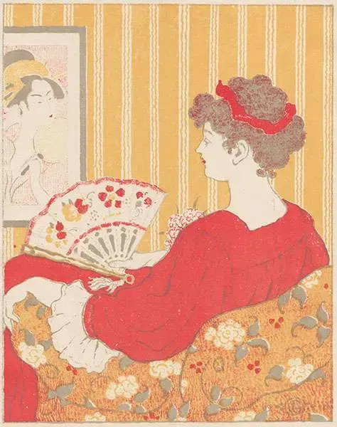 L'Estampe by Georges Lemmen