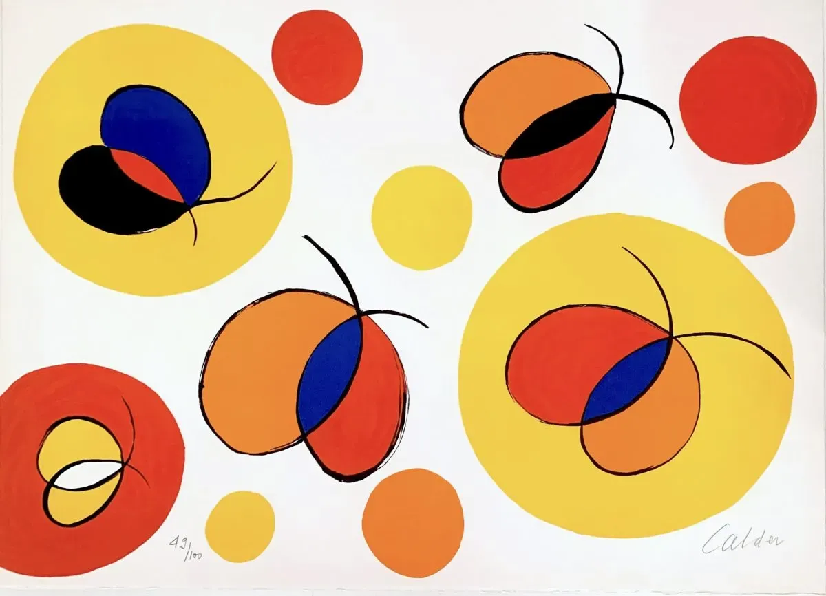 'La Memoire Elementaire' (Plate I) by Alexander Calder
