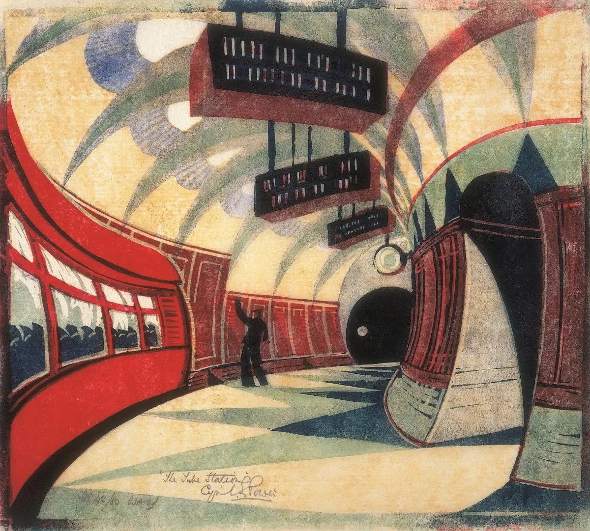 The Tube Station by Cyril Power