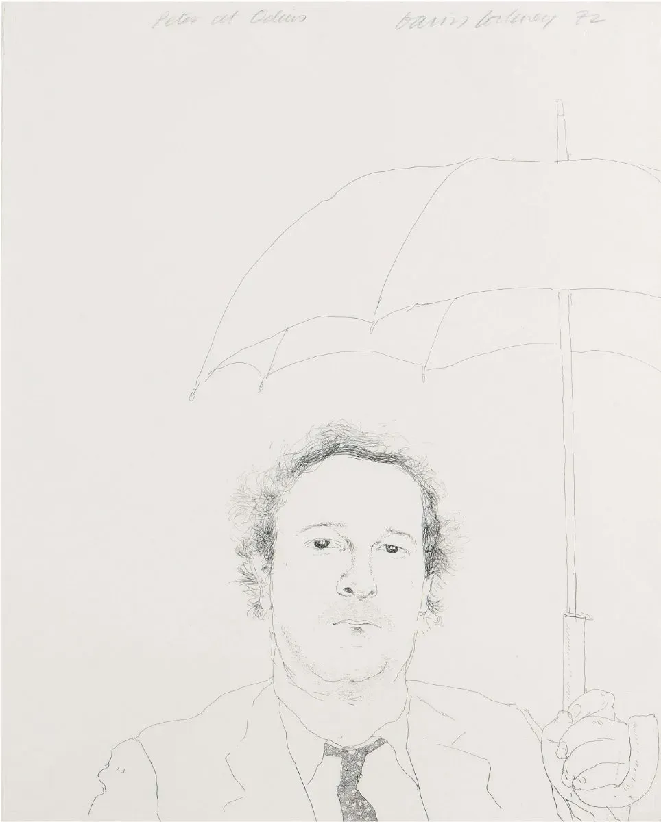 The Restaurateur by David Hockney