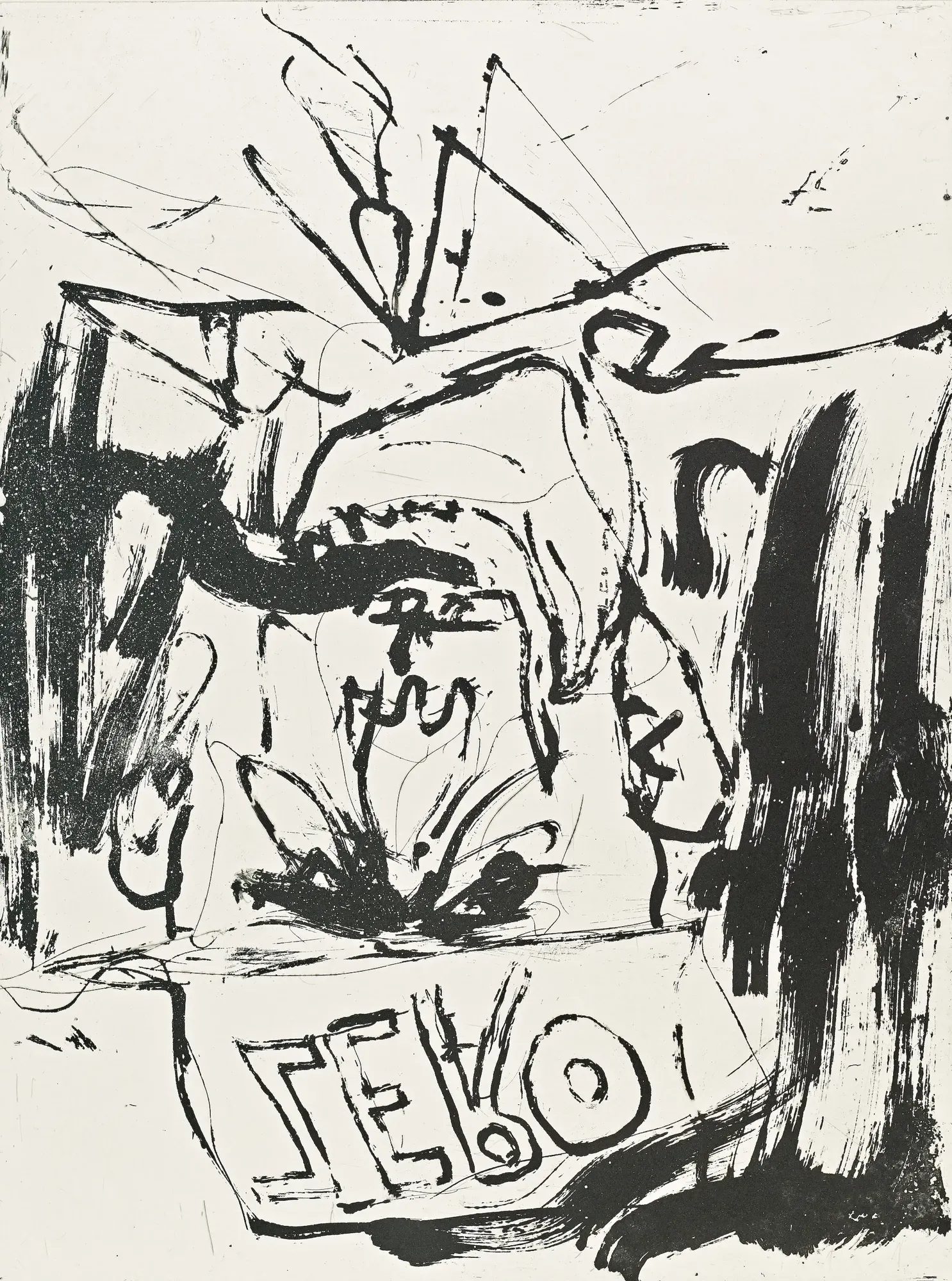 Farewell Bill by Georg Baselitz