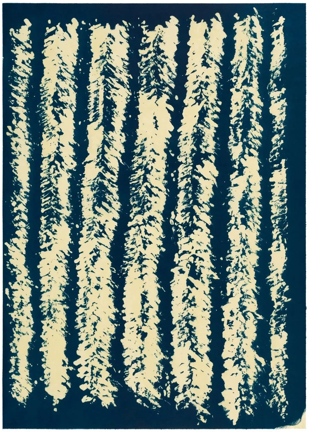 Indigo Between Cornrows by Sonya Clark