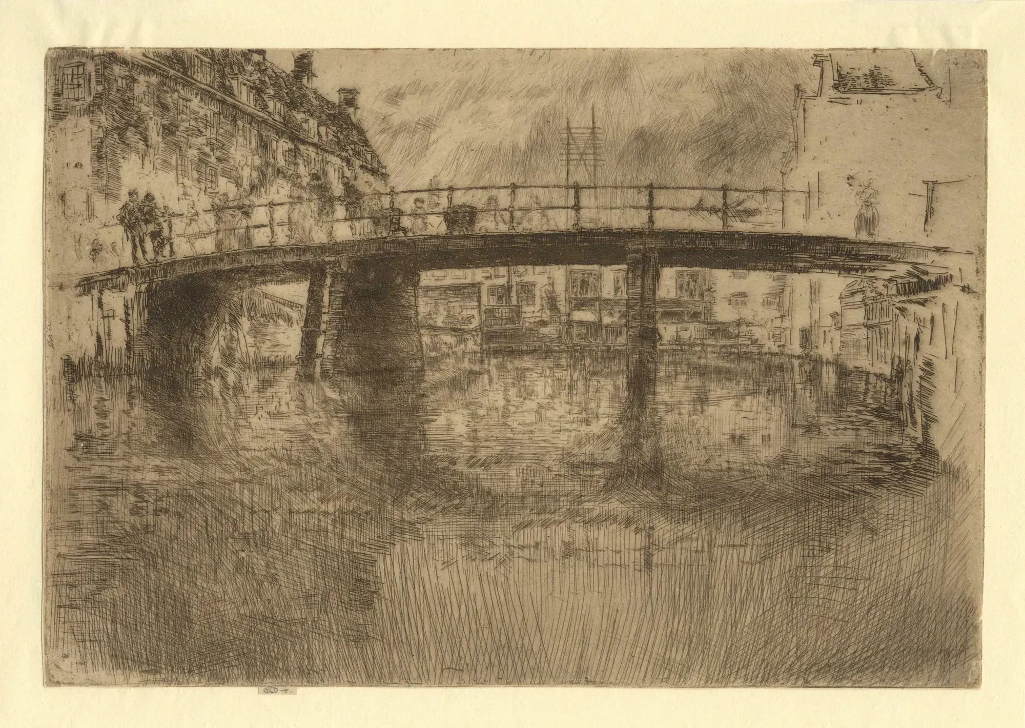Bridge, Amsterdam by James Abbot McNeil Whistler