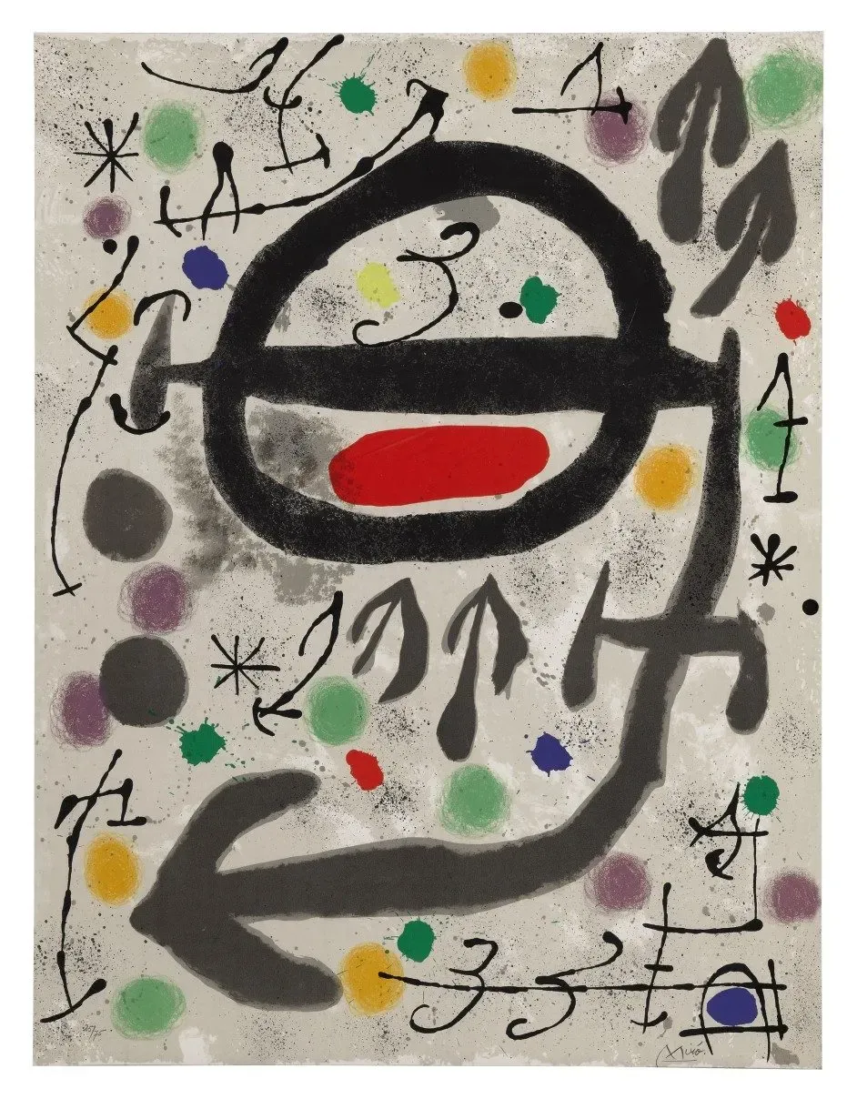 Les Perséides: Plate III by Joan Miró