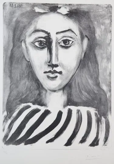 Tete de Jeune Fille by Pablo Picasso