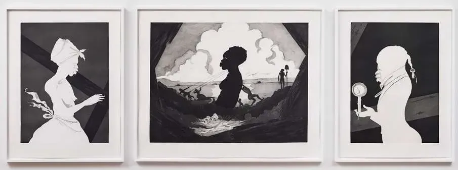 Resurrection Story with Patrons by Kara Walker