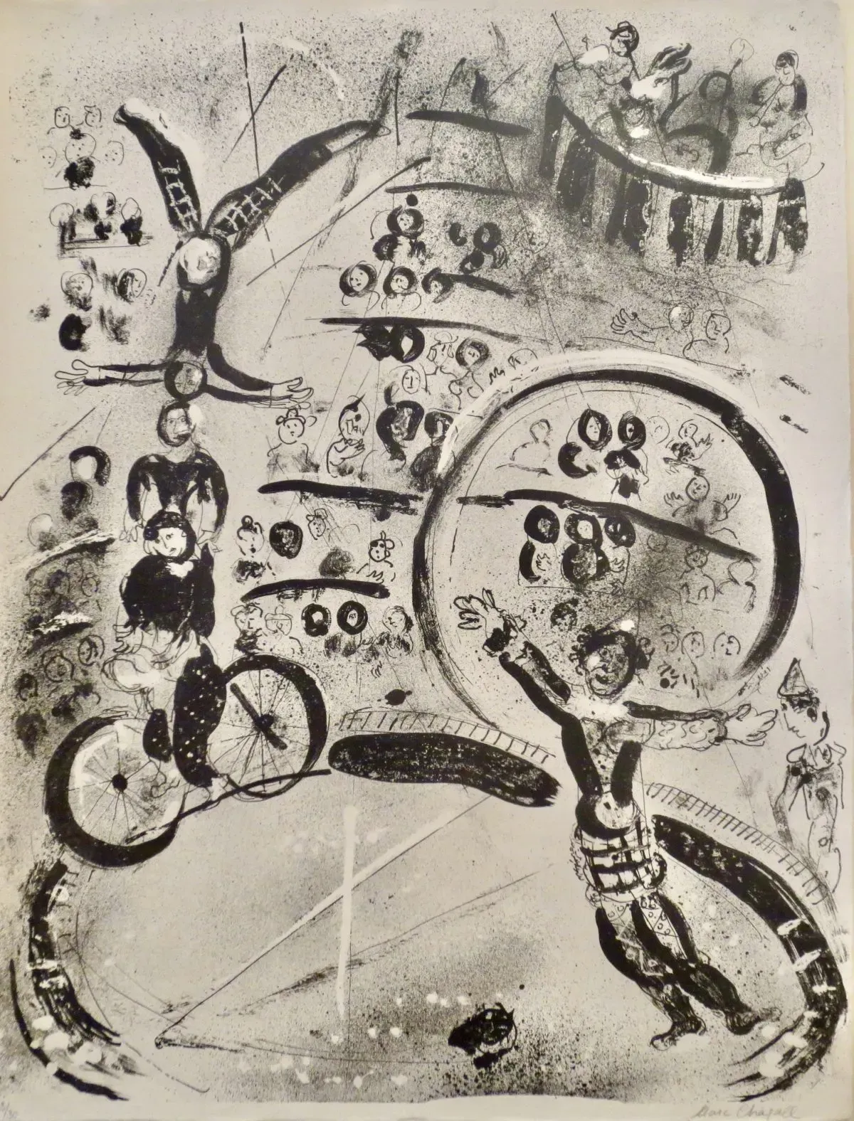 Cyclistes by Marc Chagall