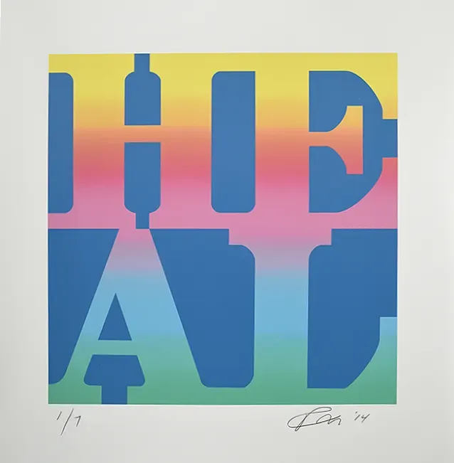 HEAL (Blend) by Robert Clark Indiana