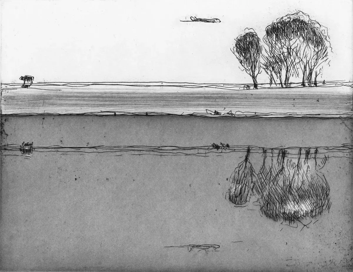 River Trees by Wayne Thiebaud