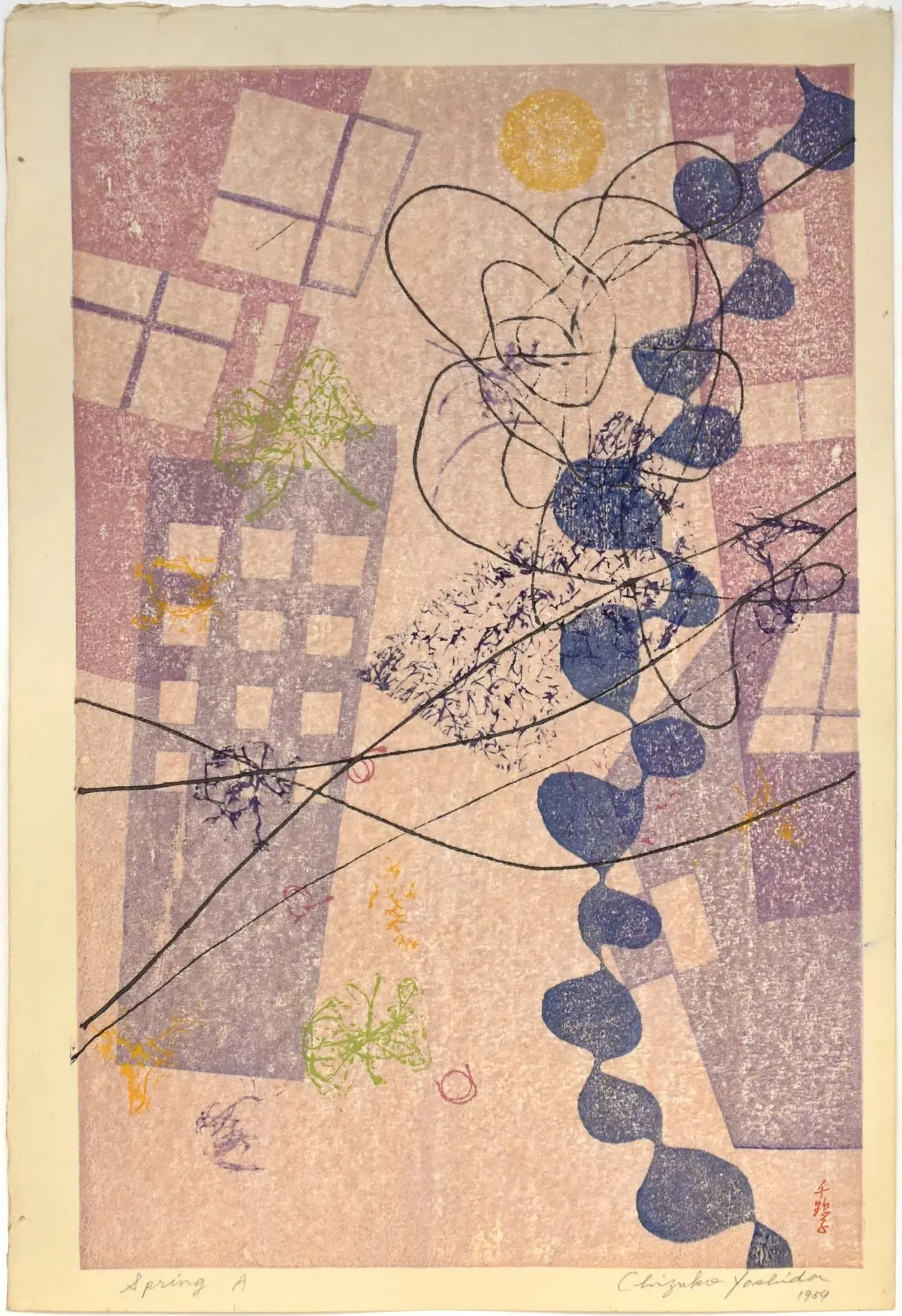 Spring A by Chizuko Yoshida (1924-2017)