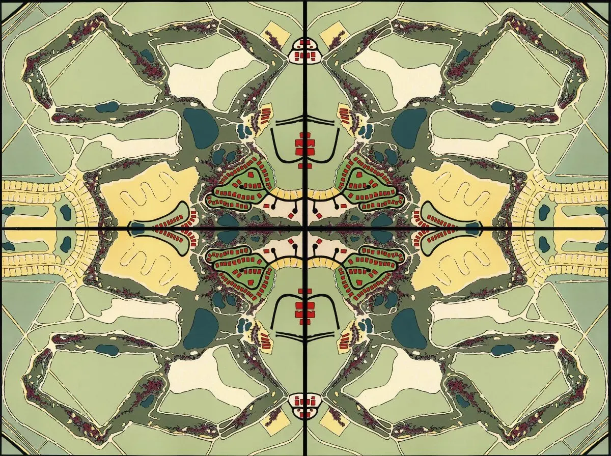 Sprawl II (detail) by Andrea Zittel