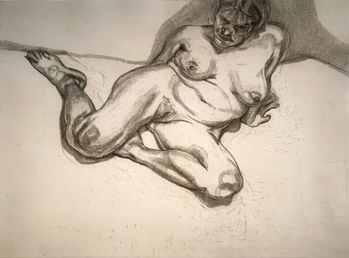 Girl Sitting by Lucian Freud