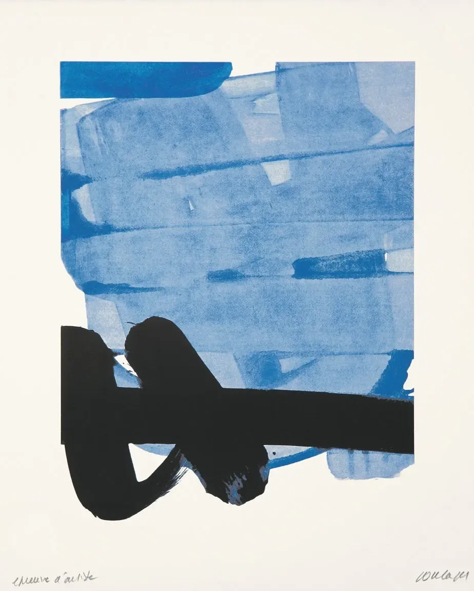 Sérigraphie No. 8 by Pierre Soulages