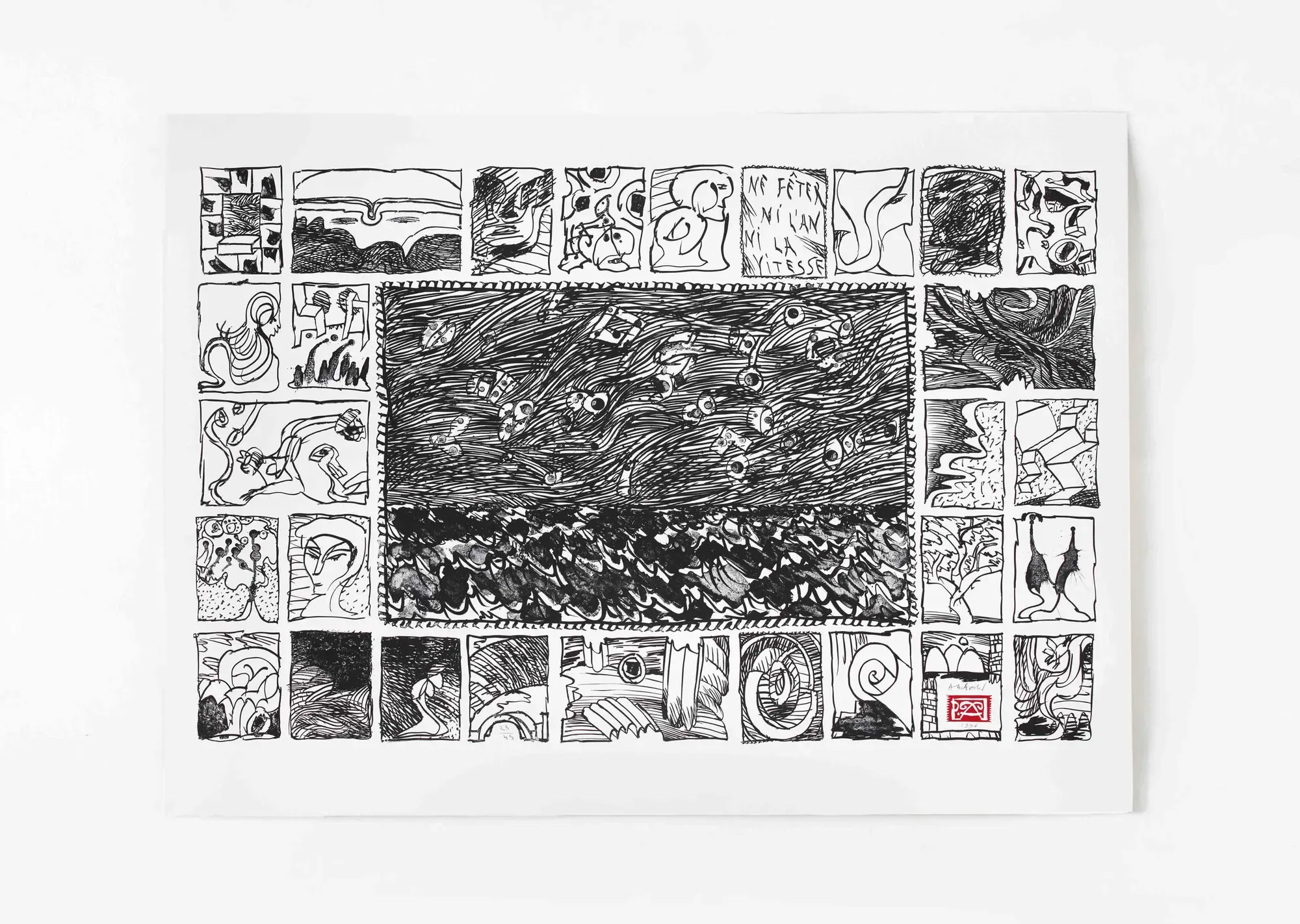 Pierre Alechinsky: Ne fêter ni l’an ni la vitesse, Paris
