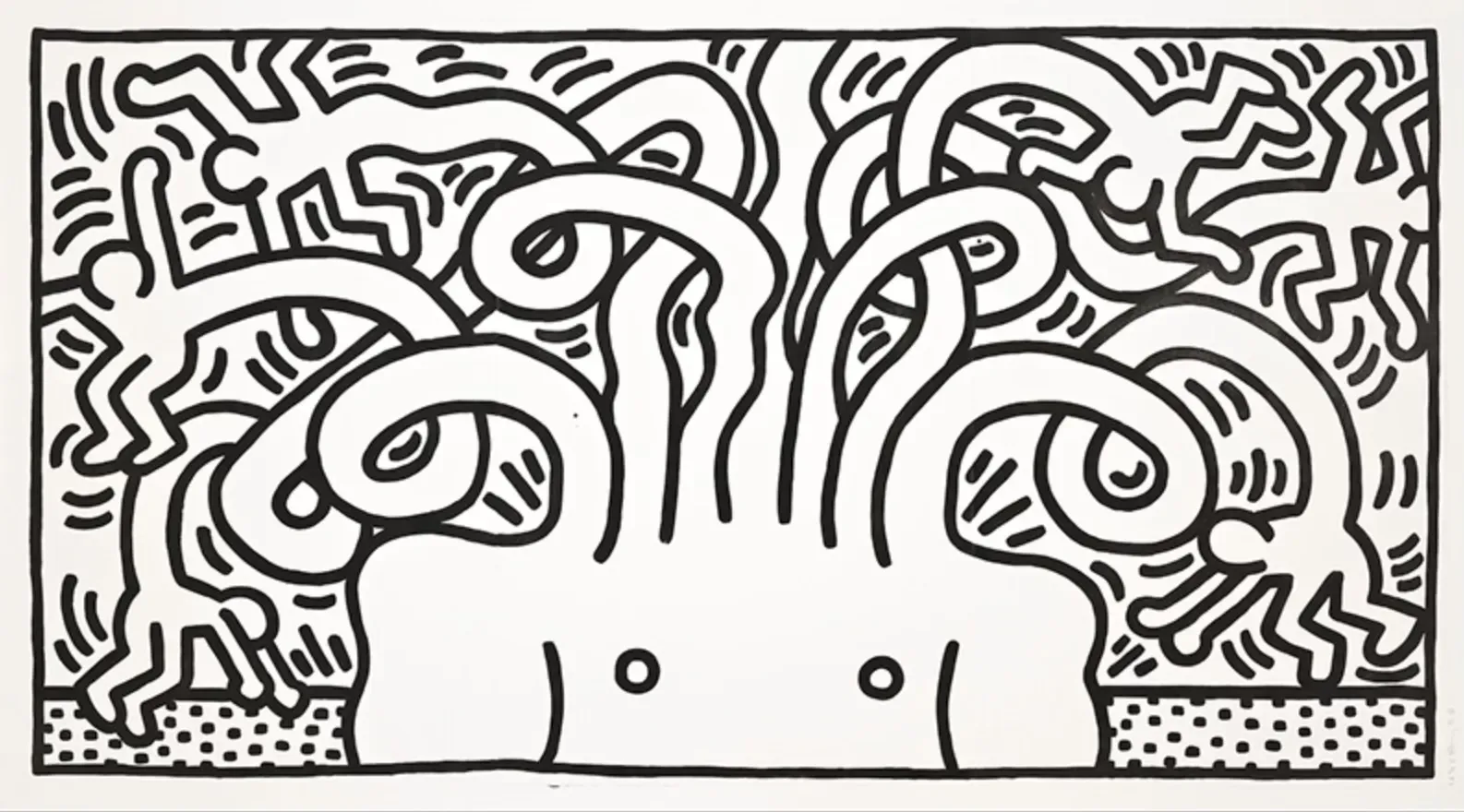 Keith Haring: Black, White, and Red All Over, New York