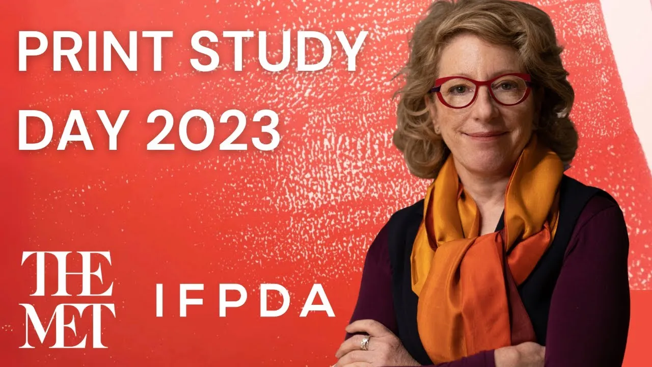 Title frame from the recording of “Print Study Day Presented by The Metropolitan Museum of Art: Technical Innovation and Sociopolitical Impact in the 19th and 20th Centuries”