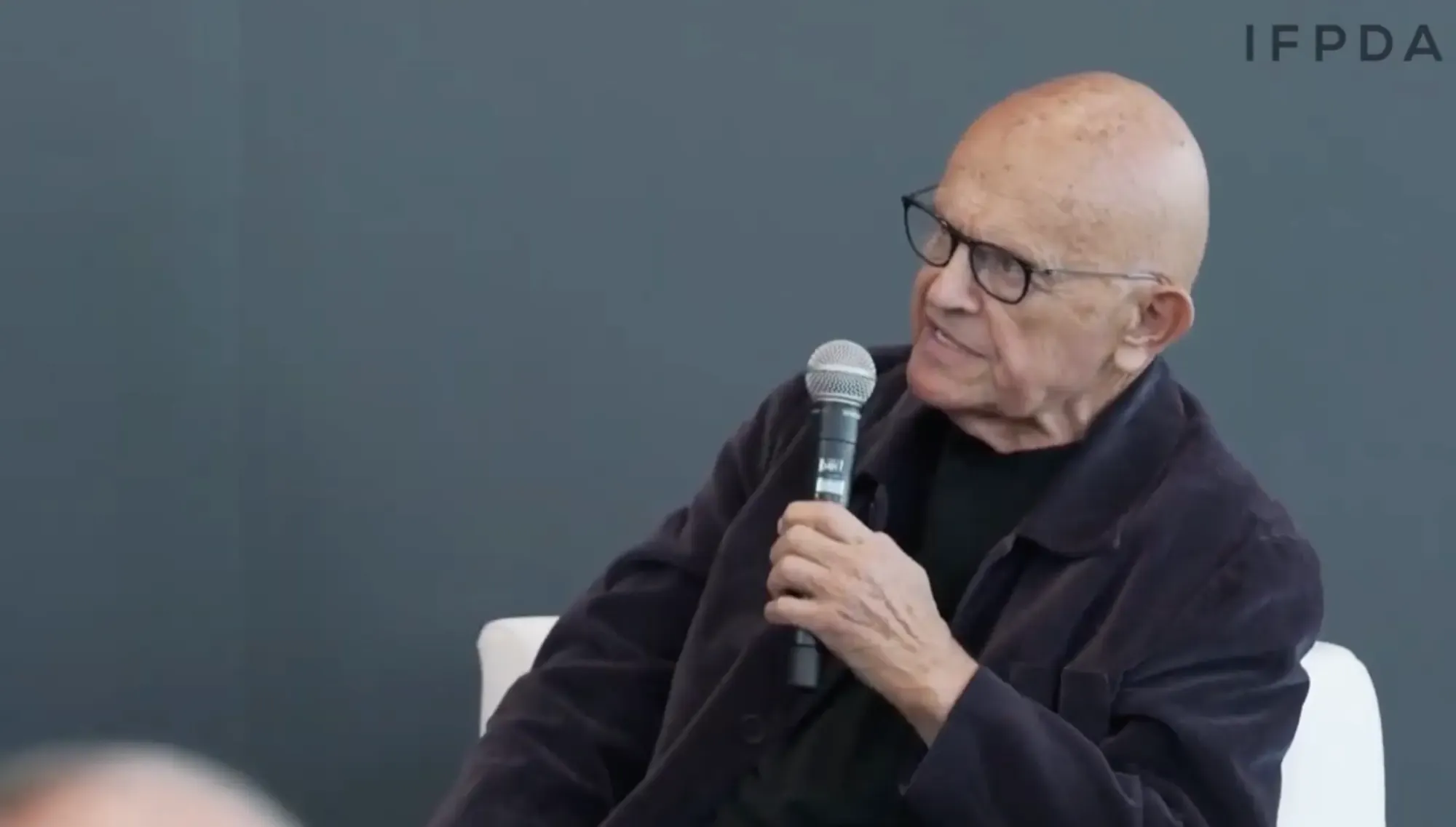 Jim Dine at the 2019 IFPDA Fair